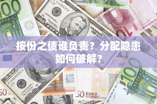 济南按份之债谁负责？分配隐患如何破解？