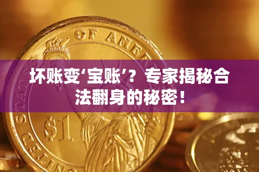 济南坏账变‘宝账’？专家揭秘合法翻身的秘密！