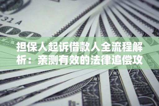 济南担保人起诉借款人全流程解析：亲测有效的法律追偿攻略
