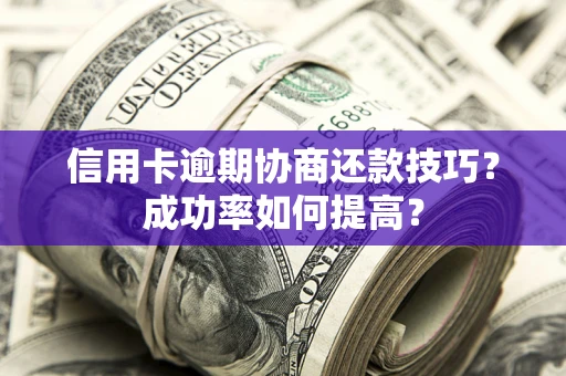 济南信用卡逾期协商还款技巧？成功率如何提高？