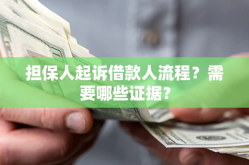 济南担保人起诉借款人流程？需要哪些证据？