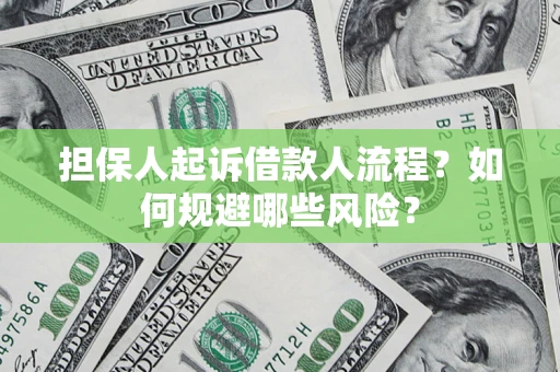 济南担保人起诉借款人流程？如何规避哪些风险？