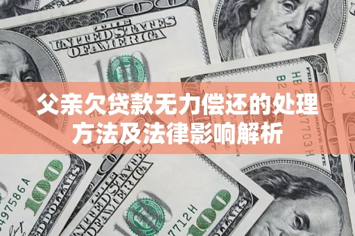 济南父亲欠贷款无力偿还的处理方法及法律影响解析