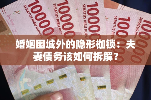 济南婚姻围城外的隐形枷锁：夫妻债务该如何拆解？